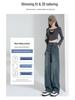 Women's 2023 Retro High Waist Wide Leg Jeans - Petite Loose Straight Leg Style