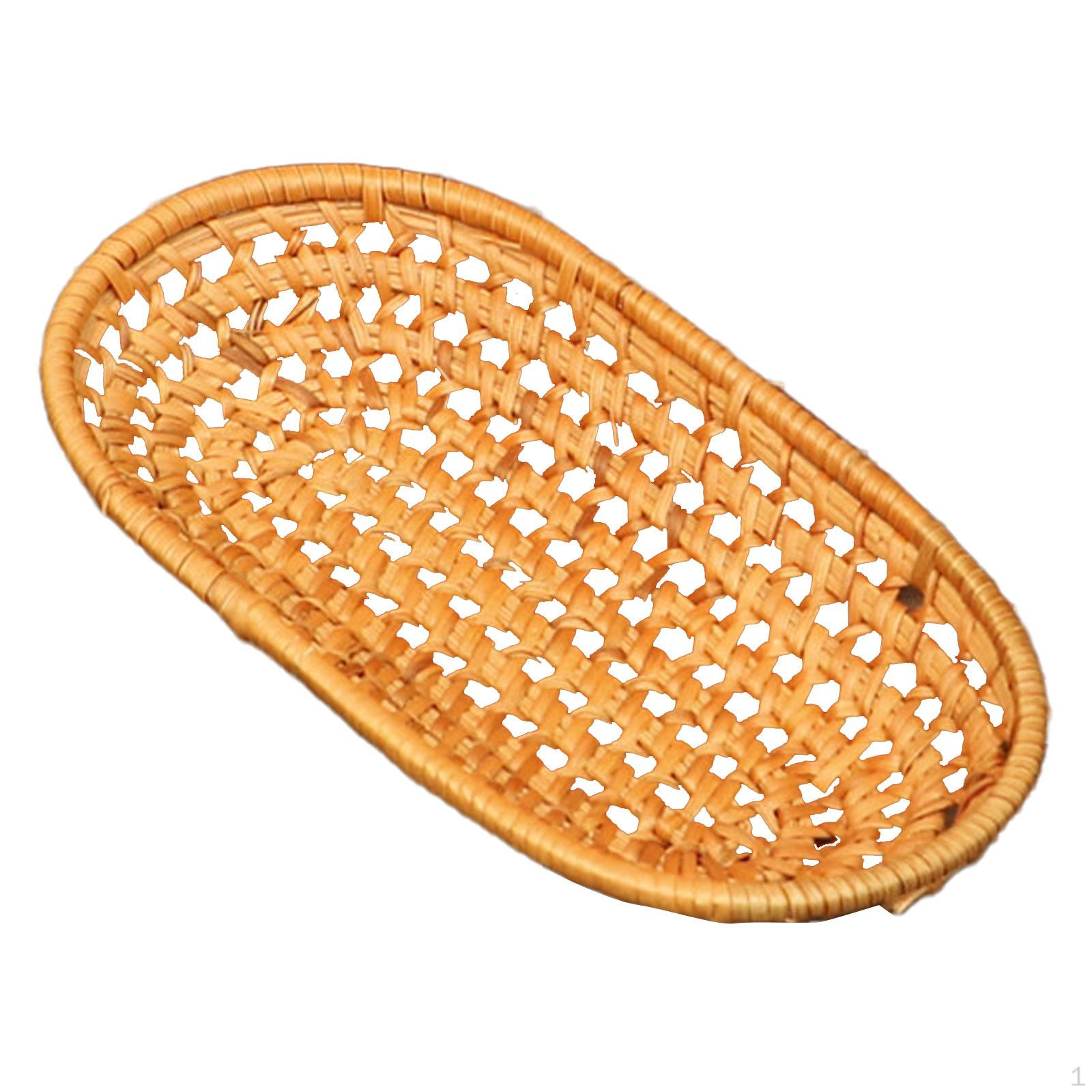 

Поднос из ротанга ручной работы для стильной организации пространства дома S