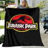 New Cartoon Jurassic Park Blanket,Flannel Blanket Throw Blanket,Soft Warm Blanket for Living Room Bedroom Beds Sofa Decor Gift
