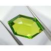 BEAUTY NATURAL Green Peridot FANCY SHAPE 10.50 Ct CERTIFIED Loose Gemstone