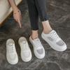 Mesh Bag Head Half Slippers Women's Outer Wear 2025 Summer New Flat Shoes Casual One-pedal Lazy Little White Shoes