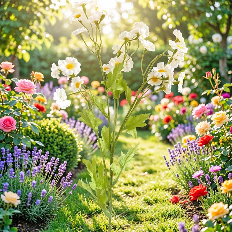 30 Heads Daisy Artificial Flowers Plastic Fake Bouquets Arrangement For Home Decor Garden Wedding Decoration Vase Accessories