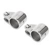 2PCS Bimini Top Jaw Slides 316 Stainless Steel Removable Hinged Jaw Slides for Boat Bimini Hardware