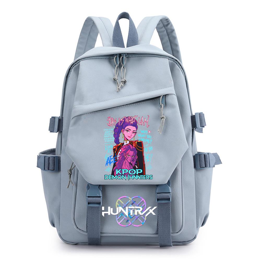 Anime K-Pop Printed Waterproof Backpack for Teen Boy Gril Schoolbag Children Student Women Large Capacity Travel Bag Kid Gift Mochila