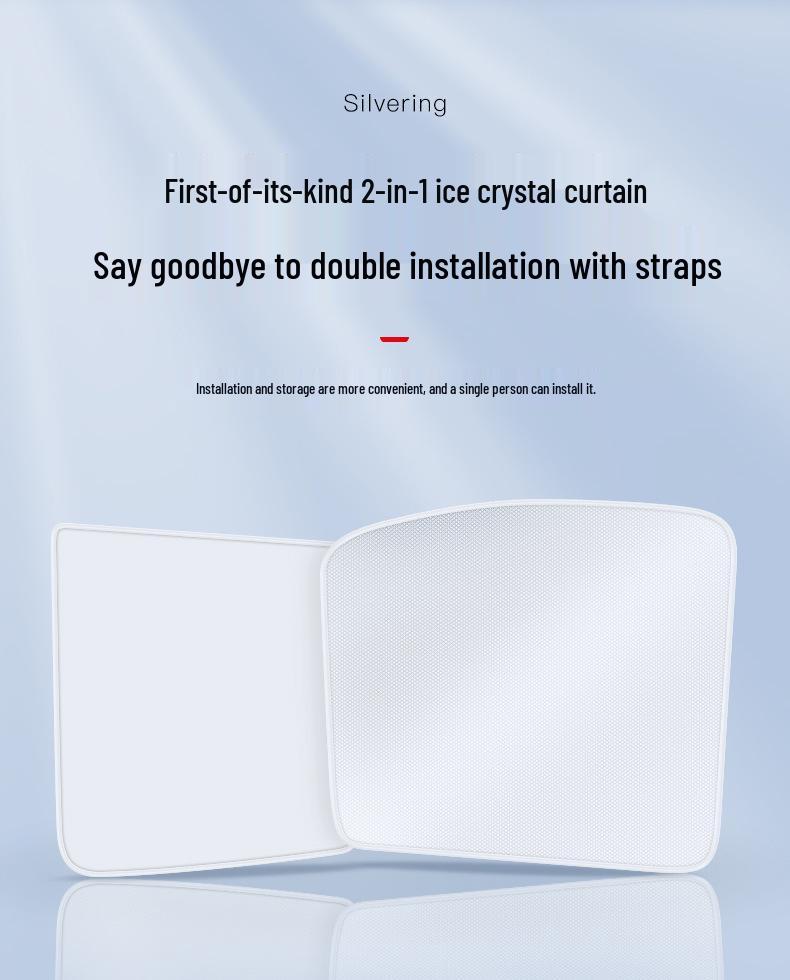 Tenda parasole e rete isolante termica per tetto apribile Tesla Model Y/3