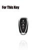 Leather Zinc Alloy Car Key Fob Case Cover For Chevy Malibu Camaro Cruze Traverse