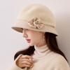 Fashion versatile flower pot hat women's Republic of China style retro temperament versatile fashion fisherman hat autumn and winter warm