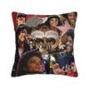 Federa per Cuscino Mj Michael Jackson Morbido Poliestere Copricuscino Decorativo Copricuscino da Lancio Casa Cerniera 40*40Cm