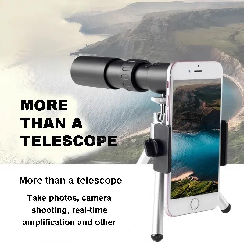 10-300x40 HD Telescope Strong Binoculars Long Range Professional Monocular Low Night Vision For Hunting
