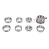 8pcs Watch Movement Fixing Kit Stainless Steel Watch Movement Base for Watchmaker Watch Repair Tool