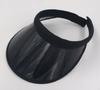 Fashion Summer Outdoor Sports Sun Protection Cap Unisex Clear Plastic Visor Hat Candy Color Pvc Sunshade Hat Uv Protection Hat