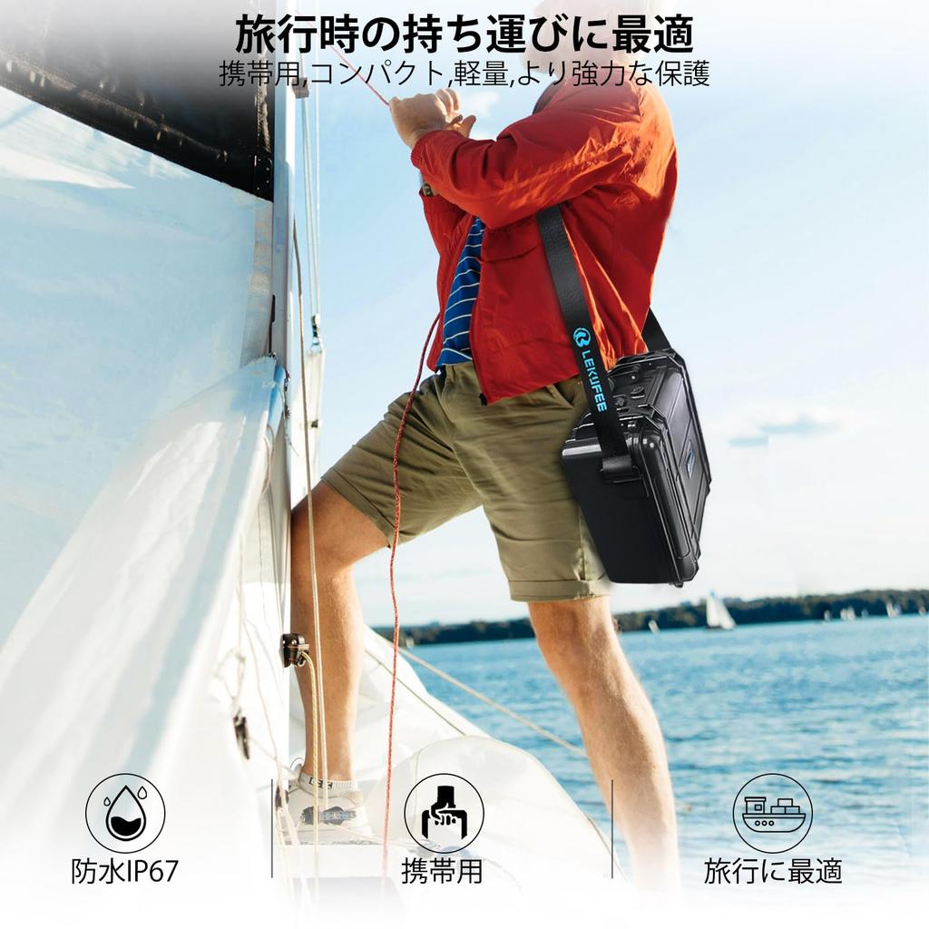 Lekufee DJI Air 3SDJI Air 3 Waterproof Hard Carrying Case - Compatible with DJI Air 3SDJI Air 3 Fly More Combo, DJI RC 2, DJI RC N3N2 Remote