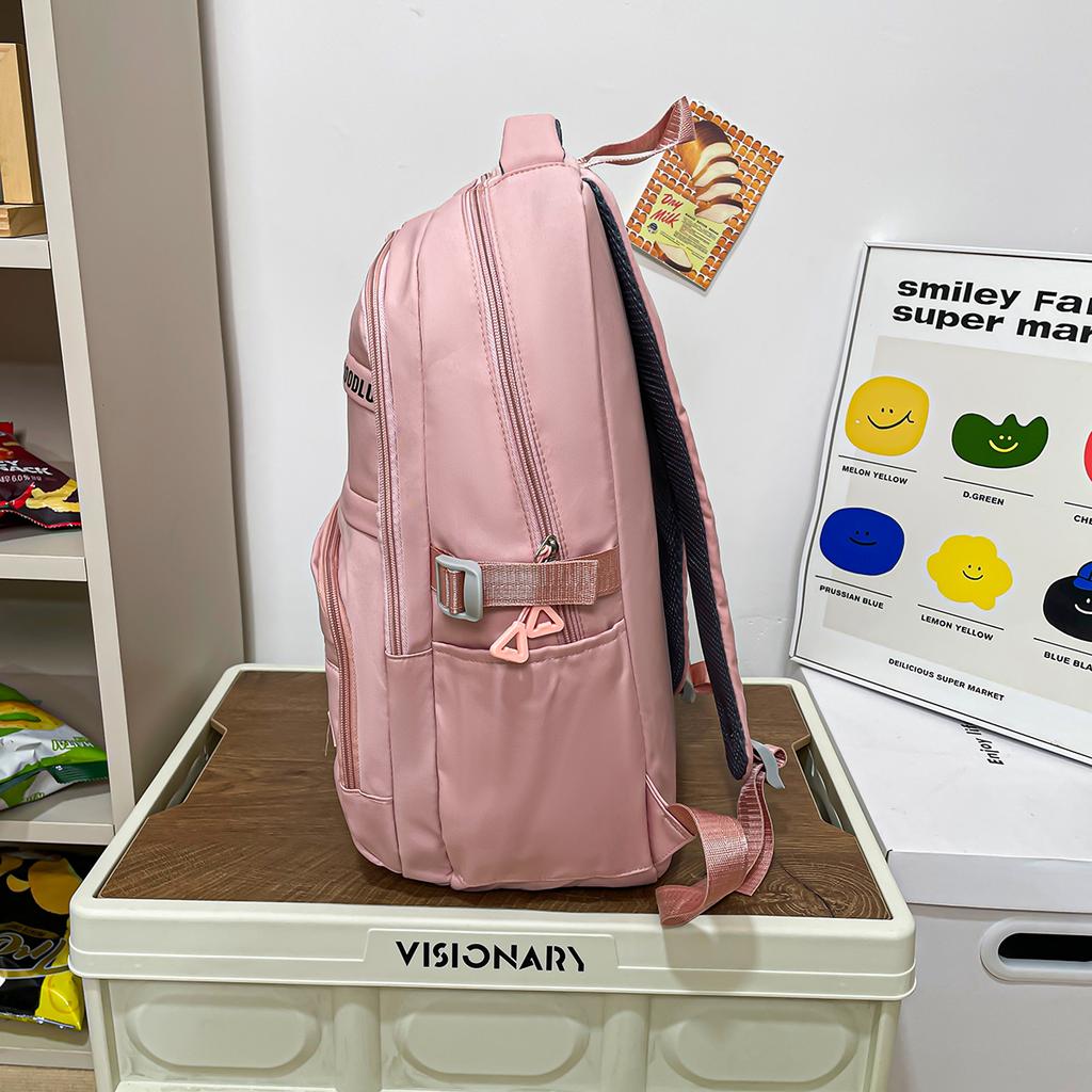 Junior High School Students' Schoolbags, Girls' Spine-Protecting and Weight-Reducing Backpacks for Middle School and High School Students,
