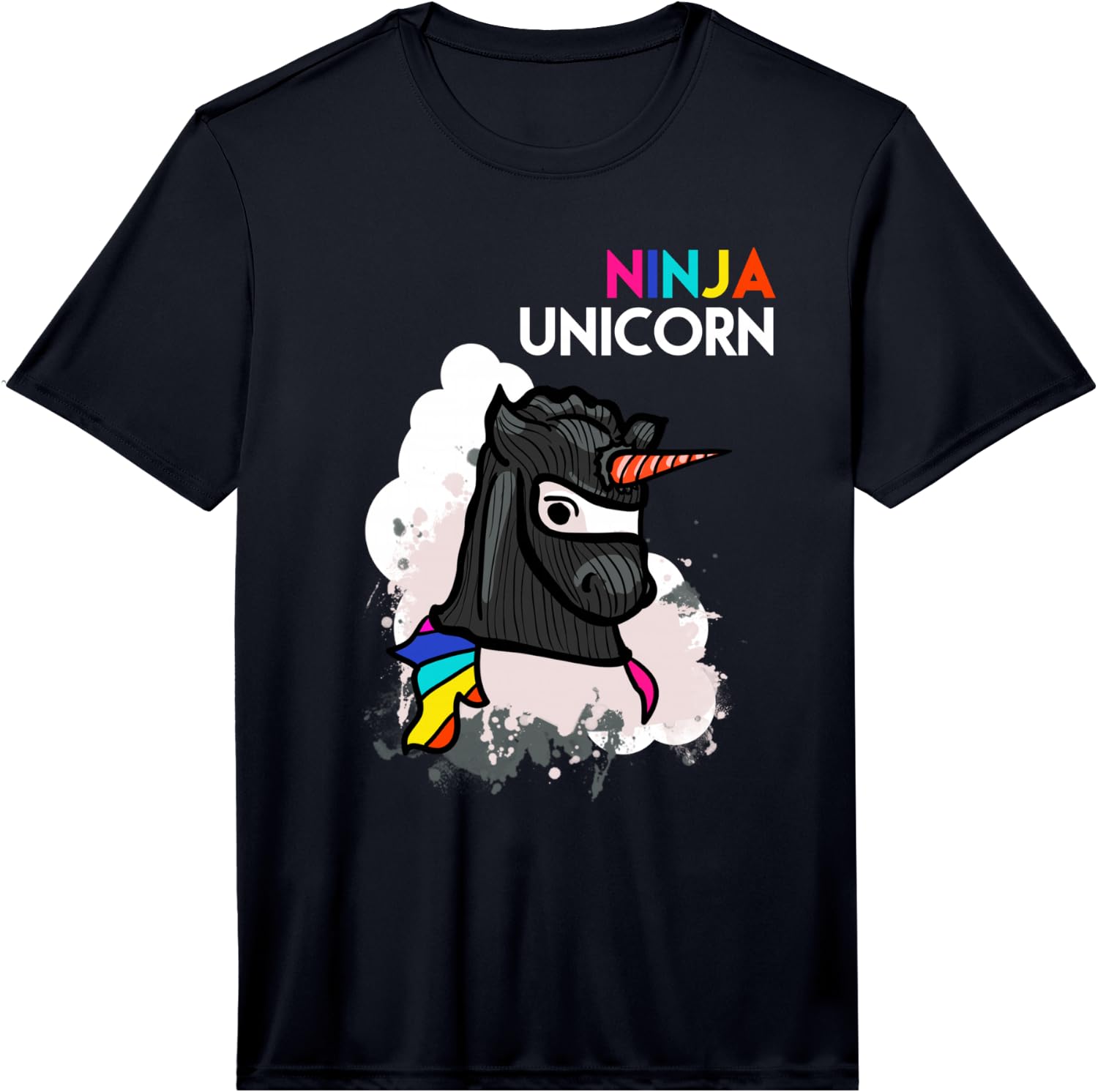 Unicorn Ninja Funny Martial Arts Gift Performance T-Shirt Unisex T-Shirt S