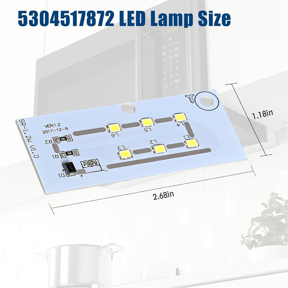 5304517872 Microwave LED Lamp For Frigidaire, IKEA, Electrolux