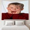 Home-Alone Print Tapestry, Backdrop, Easy Setup, Ideal for Bedroom, Office & Living Room, with Aesthetic Wall Hanging Decor.