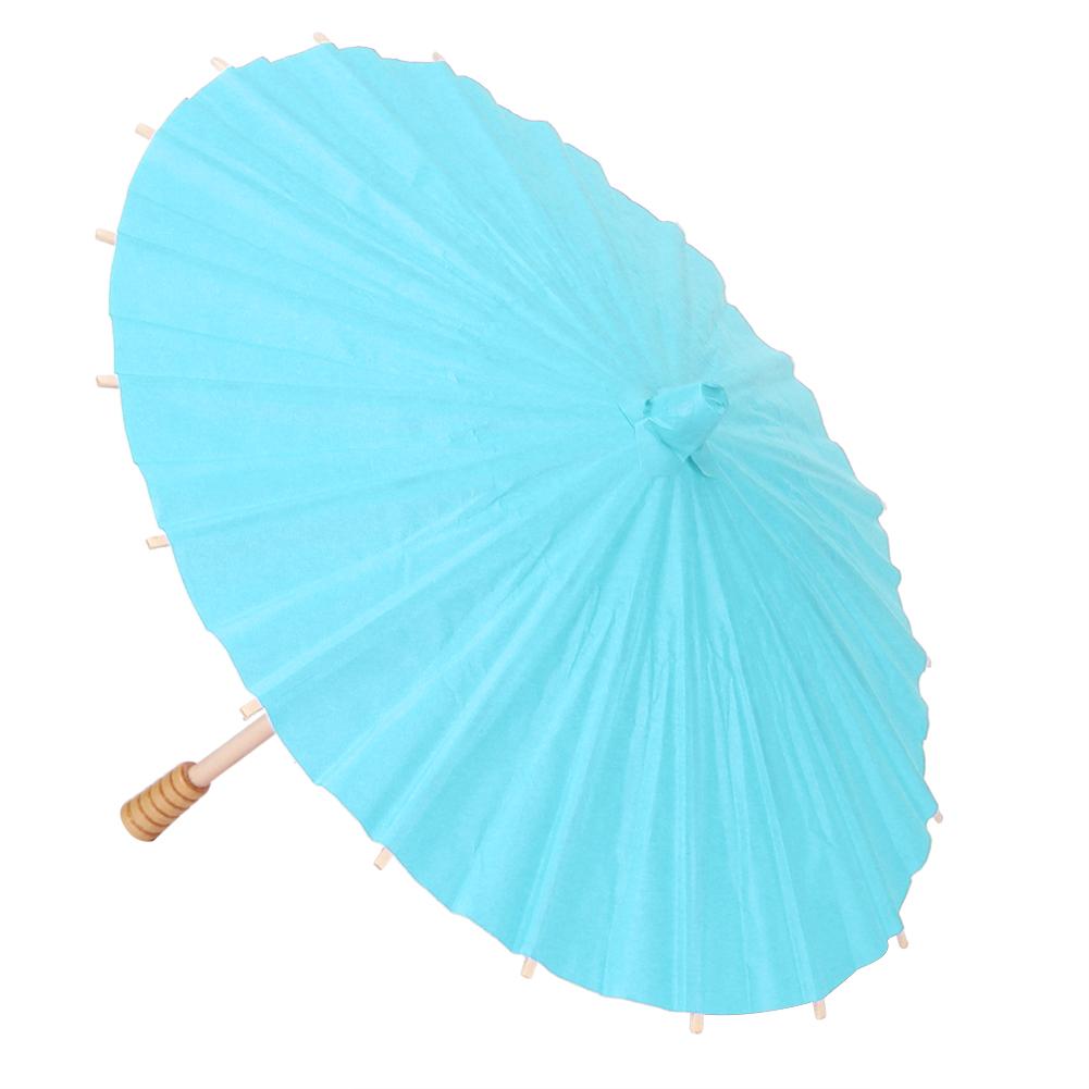 White Blank Paper Umbrella Colorful Oil Paper Umbrella for Kids DIY Painting Craft