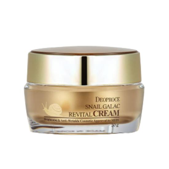 Восстанавливающий крем Deoproce Snail Galac Revital Cream 50g