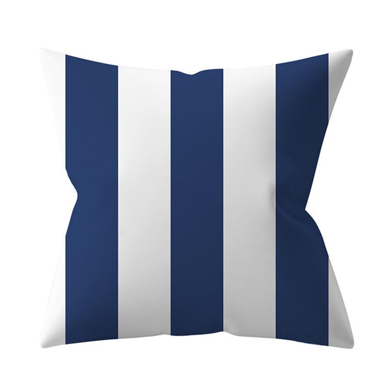 Navy Blue Mandala Nordic Geometric Pillowcase 45x45 Cushion Cover Decorative Pillow Sofa Cushion Home Decor Polyester