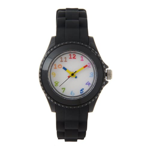Crayon Pattern Clock" NCT-01-BK size S