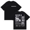 Summer Hot Sale Rapper Mora Album Tee Shirt Unisex Fashion Tshirt Hip Hop Streetwear Top Y2k Gothic Cotton Oversized Tshirt