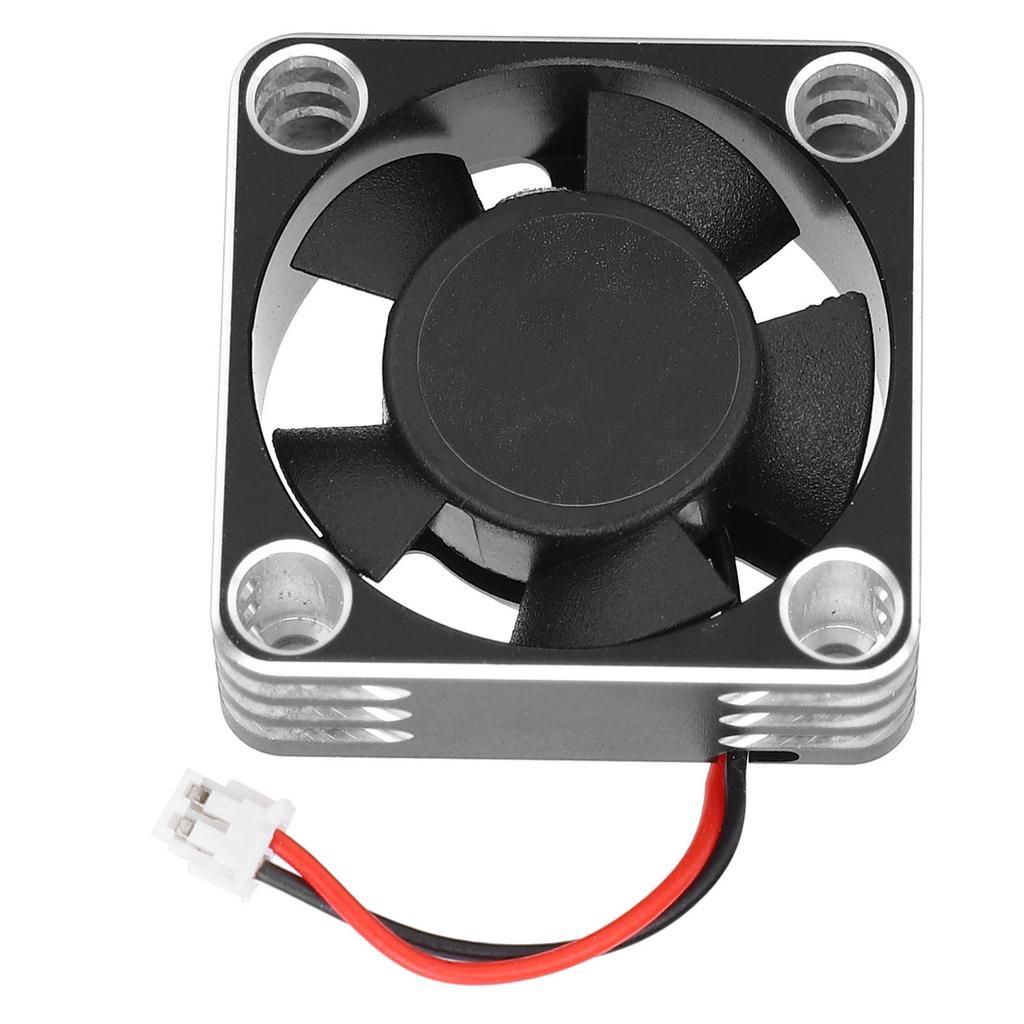 SURPASSHOBBY Electric Motor Cooling Fan 30x30mm 28000RPM 58V Fit for 1 10 1 12 1 8 RC Car(Black Silver )