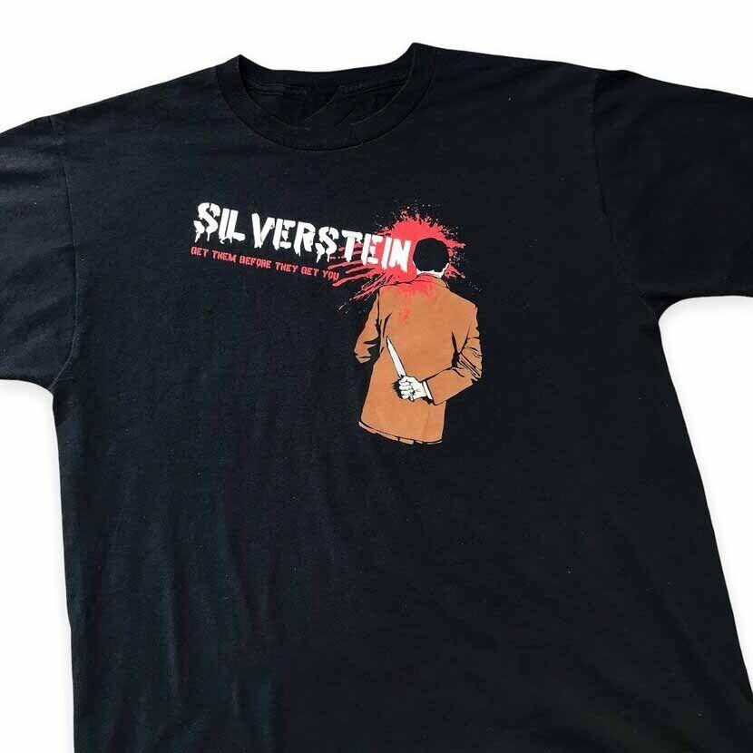Silverstein Get Them Before They Get You T-Shirt Unisex Cotton Tee S-4XL VN2109 Unisex T-Shirt M