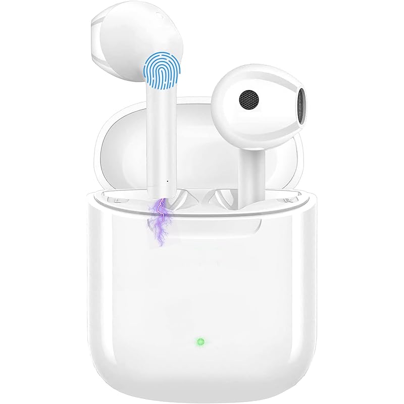 

earphones bluetooth Wireless earphones [2025 upgrade] bluetooth Multi-function touch screen/ANC compatible automatic pairing with microphone bluetooth