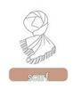 Women's Lambswool Mid-Length Color Block Shawl Cloak with Tassels