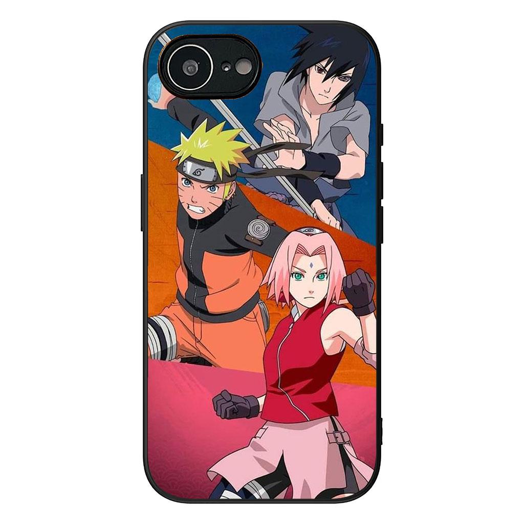 Sasuke Haruno Sakura Narutos Kakashi Case for Samsung Galaxy A36 A17 A26 A07 A35 A54 A53 A13 A33 A34 S8 S9 S20 S21 FE S10 Plus