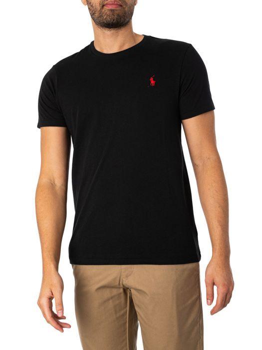 RALPH LAUREN T-T-shirt noir slim-fit