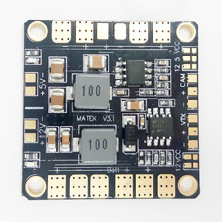 Matek Mini Power Hub PDB Power Distribution Board PDB with BEC 5V/12V 2oz Copper