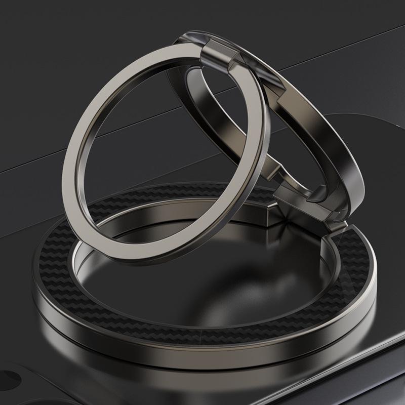 MagSafe Three-Fold Double-Sided Magnetic Phone Ring Holder for Apple & Android