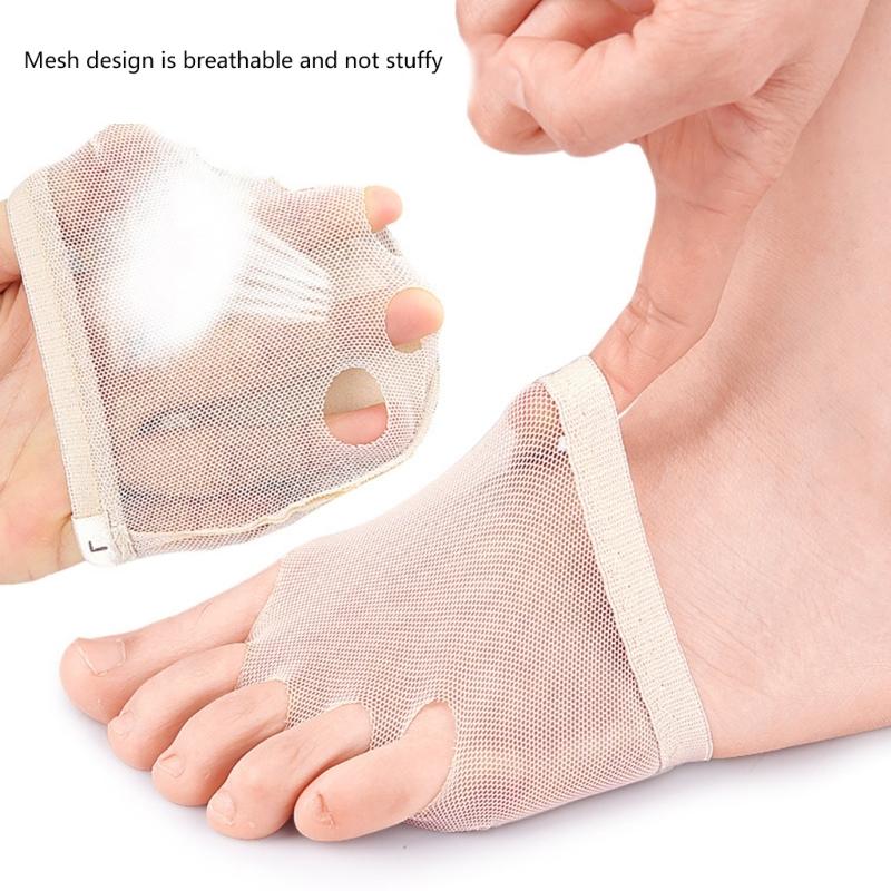 Five Toe Forefoot Pad for Women High Heel Half Insoles Foot Care Absorbs Shock Sock Toe Pad Massaging Toe Pad
