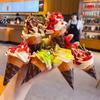 Cute Cartoon Ice Cream Keychain Food Shaped Backpack Pendant New Dessert Keychain  Party