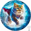 Adult Animal Wooden Puzzle Round Peacock and Bird Wooden Puzzle Children's Puzzle Toy Festival Gift Fox Shape Jigsaw Puzzles
