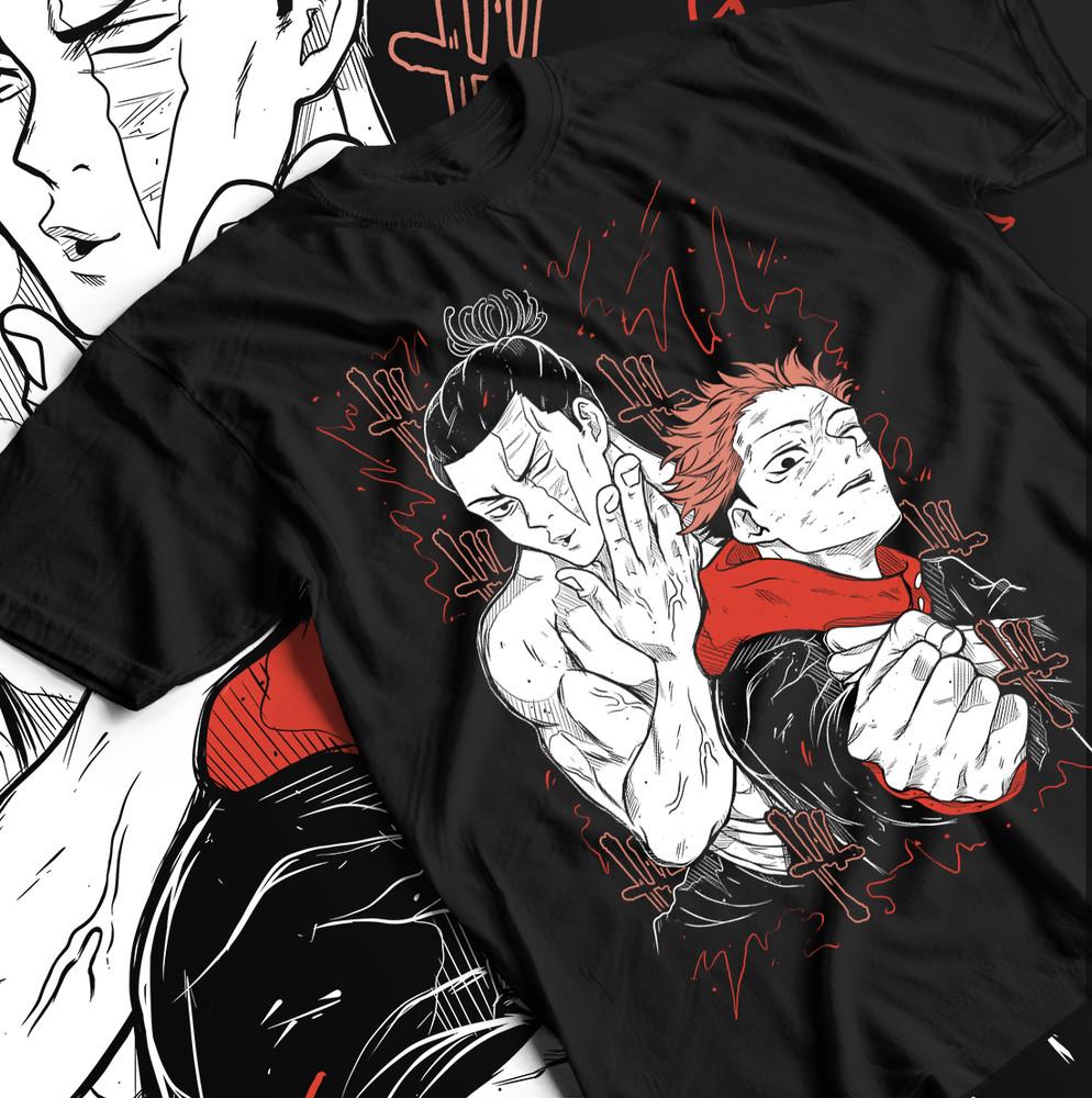 Yuji Itadori T-shirt Aoi Jujutsu Kaisen Gojo Horror Anime Gift Shirt All Size