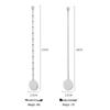 304 Stainless Steel Cocktail Stirring Spoon - Round Disc Stirrer for Milk Tea, Coffee, and Juice