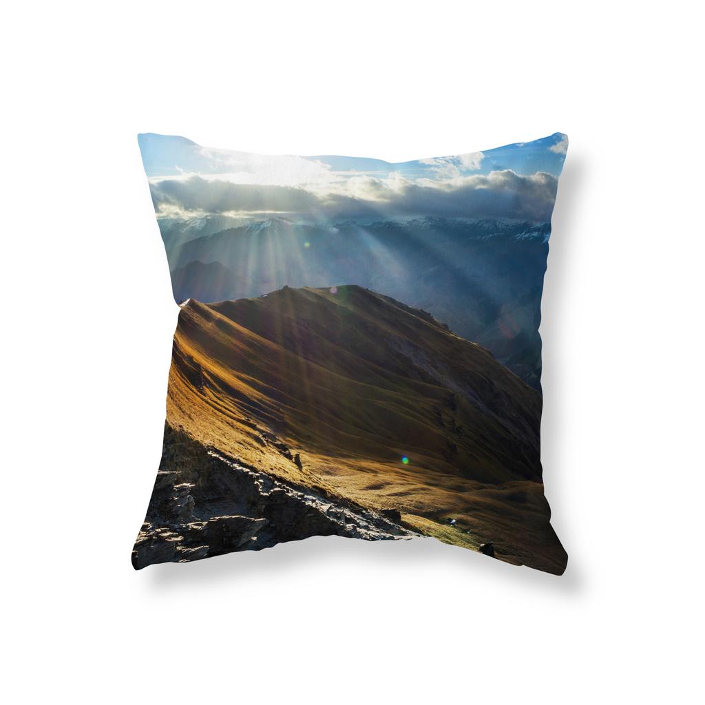 Starry Sky Landscape Pillowcase Sofa Car Decoration Office Game Chair Cushion Cover Room Home Decoration Pillowcase 45x45cm