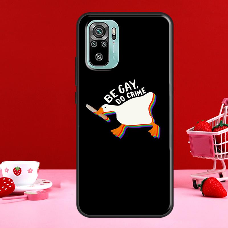Custodia Cartone Animato Oca Divertente Per Xiaomi Redmi Note 11 Pro Note 10 9 8 Pro 11S 9S 10S Cover Per Redmi 10 9 9A 9C 9T
