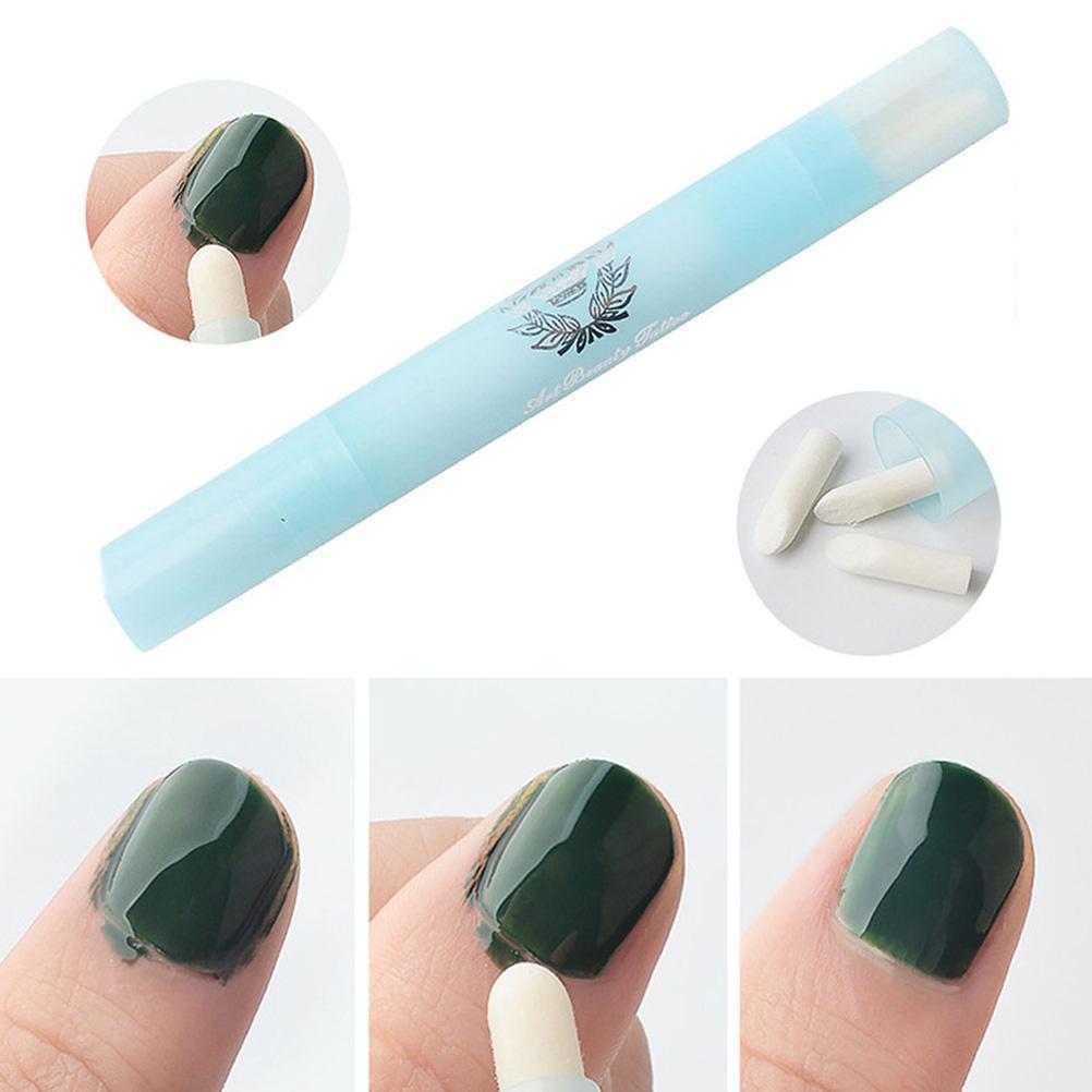 4 Stück Nagellack Korrekturstifte Nail Art Nachfüllbare Nagellackentferner Stifte Maniküre Korrekturstifte