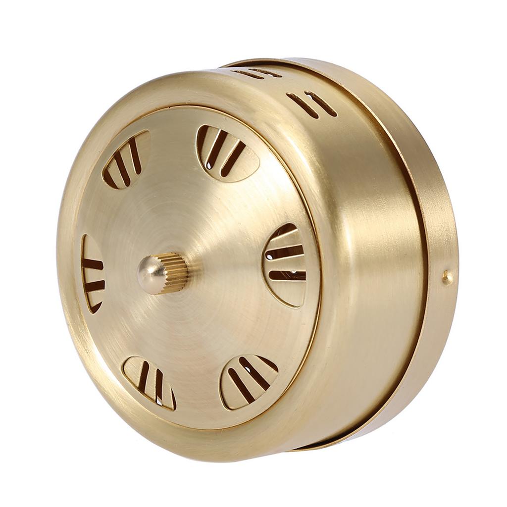 Ren Kobber Moxa Pinnebrenner Bærbar Moxa Boks 6 Hull Moxibustion Varmebehandling Holder