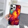 Artistic Personality Flame Phone Case For iPhone 17 Air 15 16 Cover  11 13 14 Pro Max 12 Plus Max Fundas