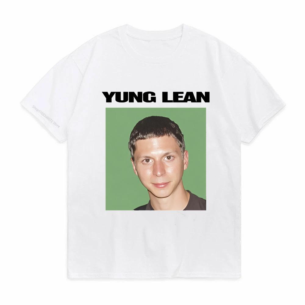 

Смешная футболка с графическим принтом Yung Lean Мужская Мода Повседневная Футболки с коротким рукавом Унисекс летние с круглым вырезом Дышащие свободные футболки S