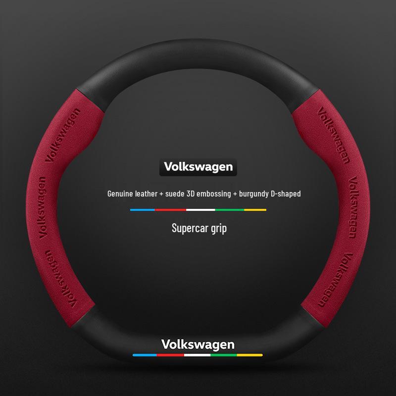 Volkswagen Teramont Stuurhoes (17-23) Suède Koolstofvezel, Universele Pasvorm voor Alle Seizoenen