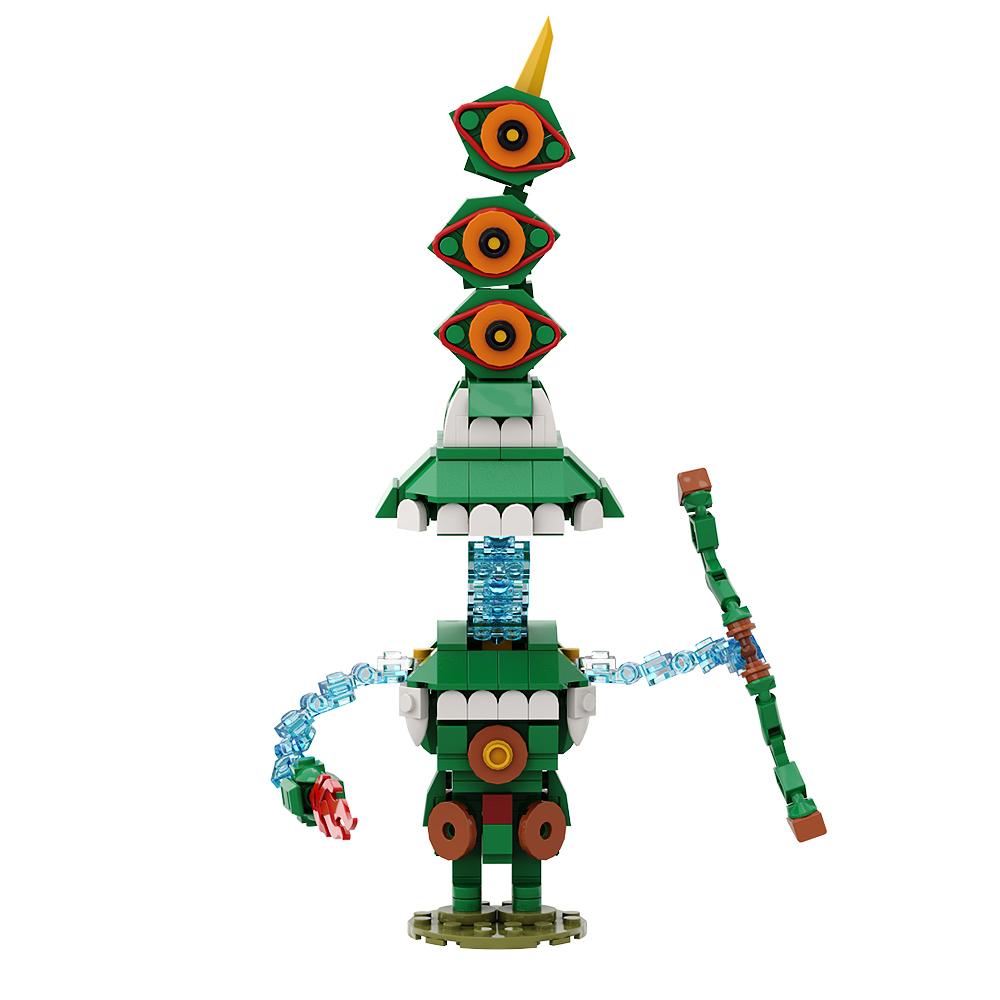Gobricks MOC Zeldaing Wild Breath Demon Guard Shield Soldier Bricks Mauler Magic Statue Steward Building Blocks Toy Gifts
