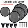 With Mounting Screws Subwoofer Grill Black Protective Case Speaker Grill Cover Mesh  Car Speaker