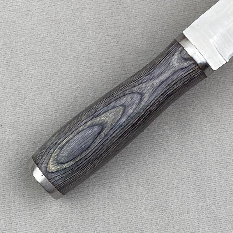 Nóż z drzewa różanego Stal nierdzewna 5Cr15 Proces rysowania Nóż kuchenny do siekania z osłonką Nóż do mięsa Narzędzia do owoców i grilla