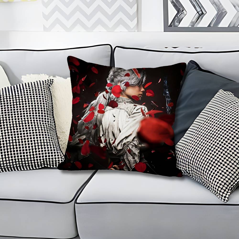Gamer CClair Obscur EExpedition 33 Various Sizes Square Pillow Case For Car Home Bedchamber Decor Custom Valentine gift