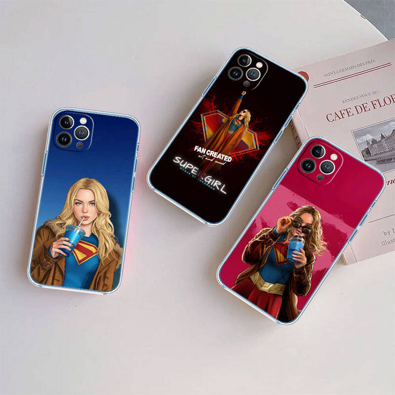 RT28 Supergirl Case for Motorola E7 G6 G7 G8 G9 Plus Power Play G10 G20 G04 E30 E40 E22 E20 E13 E15 G22 G23 G05 G75 G35 G55